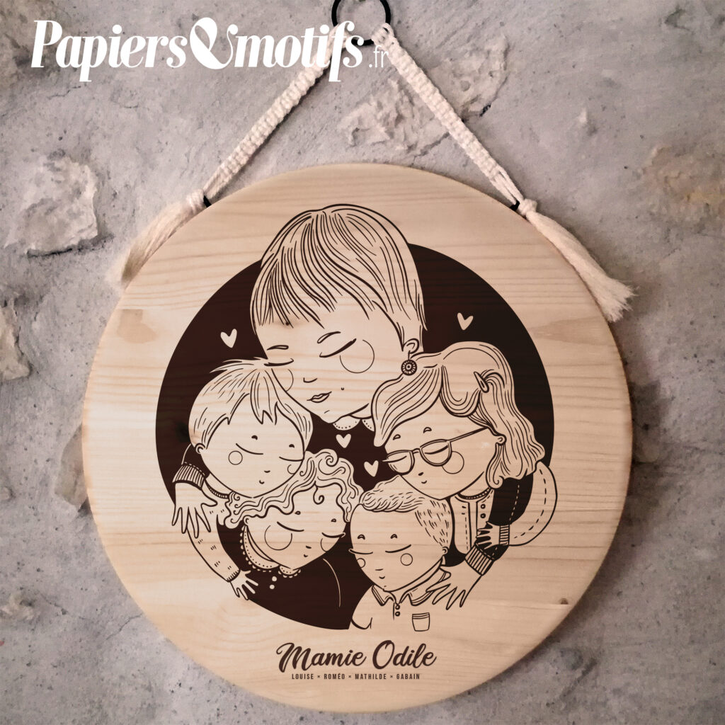 Portrait de famille - Papiersemotifs.fr
